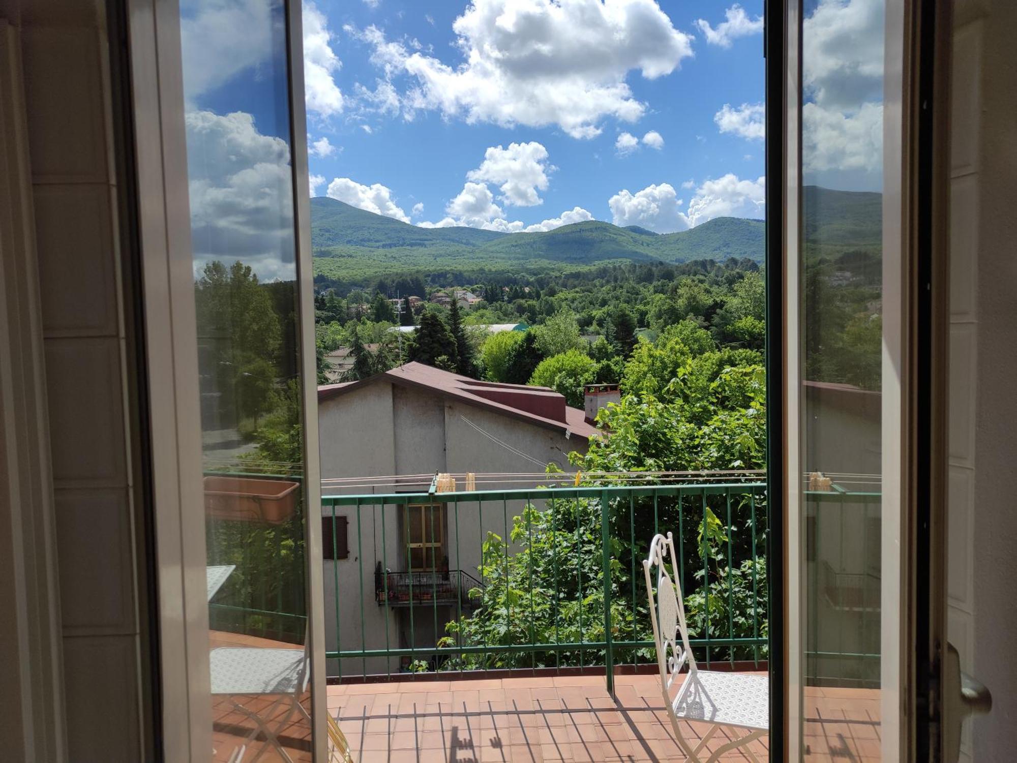 Casa Maria Castel Del Piano Appartamento Vista Montagna In Zona Centrale エクステリア 写真